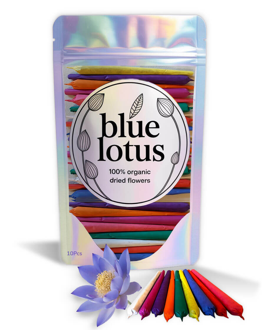 Pre-Rolled Blue Lotus (Herbal Smokes) main multi color-10pcs