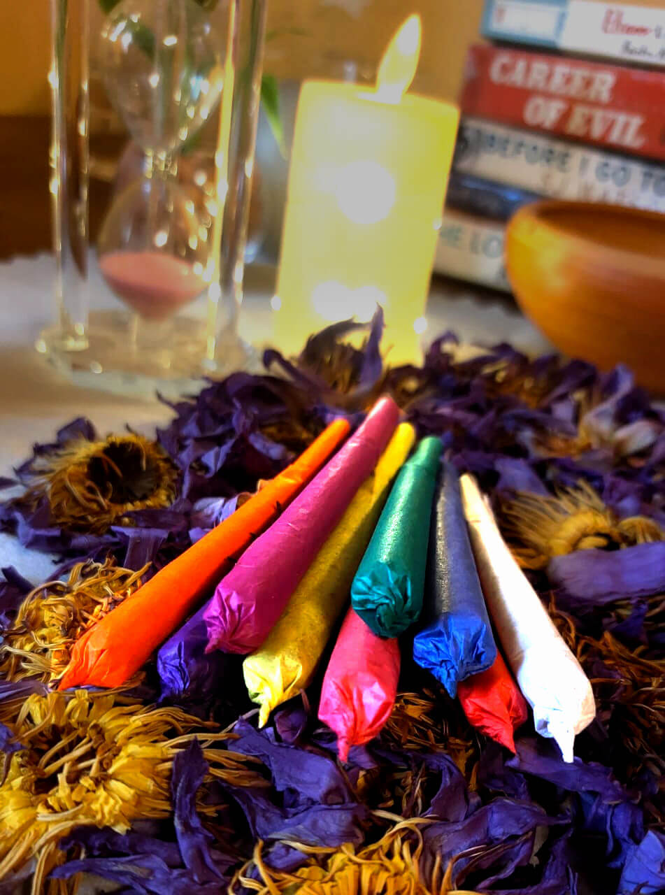 Pre-Rolled Blue Lotus (Herbal Smokes) multi color-image