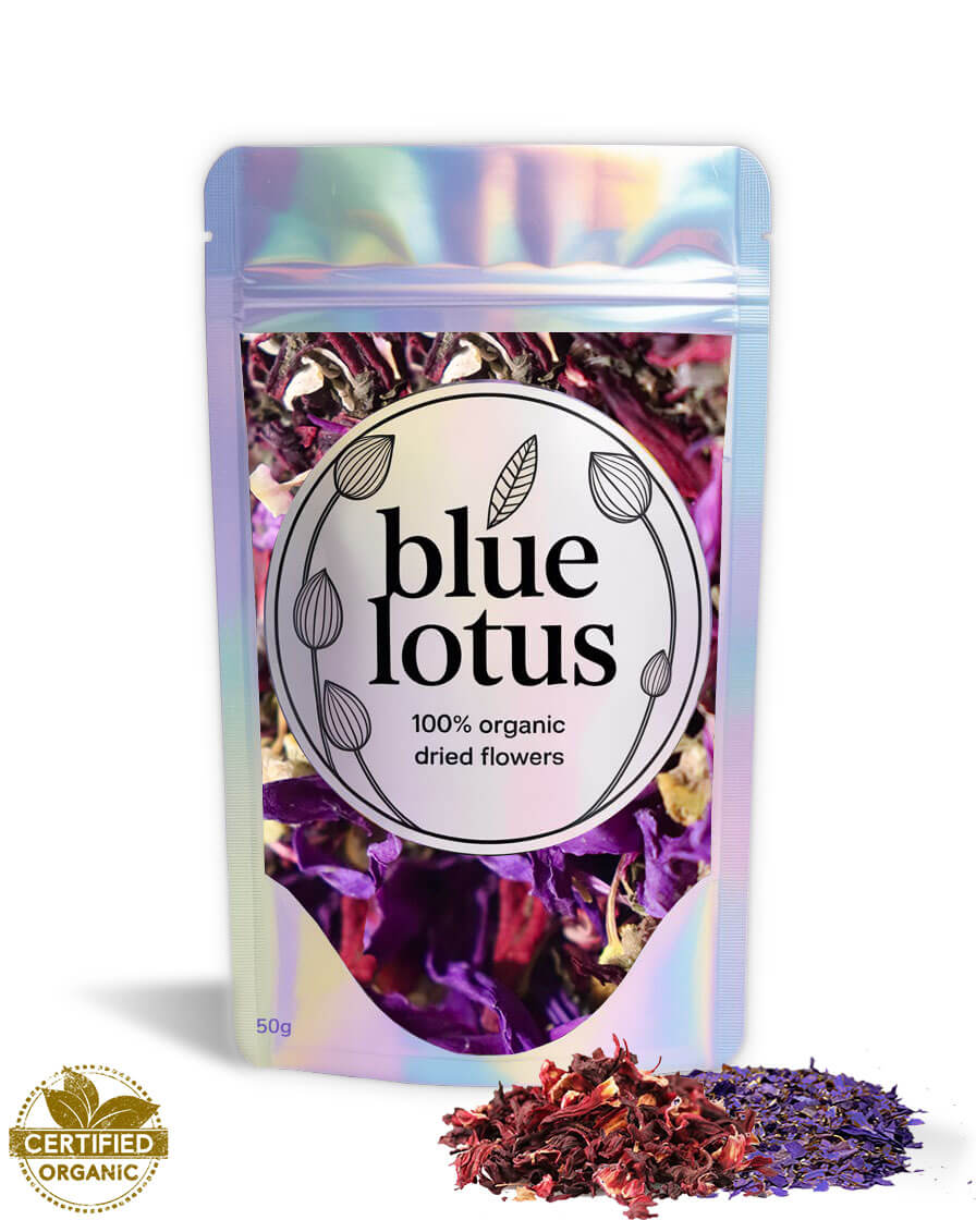 Blue Lotus Tea Blends -hibiscus flowers 50g